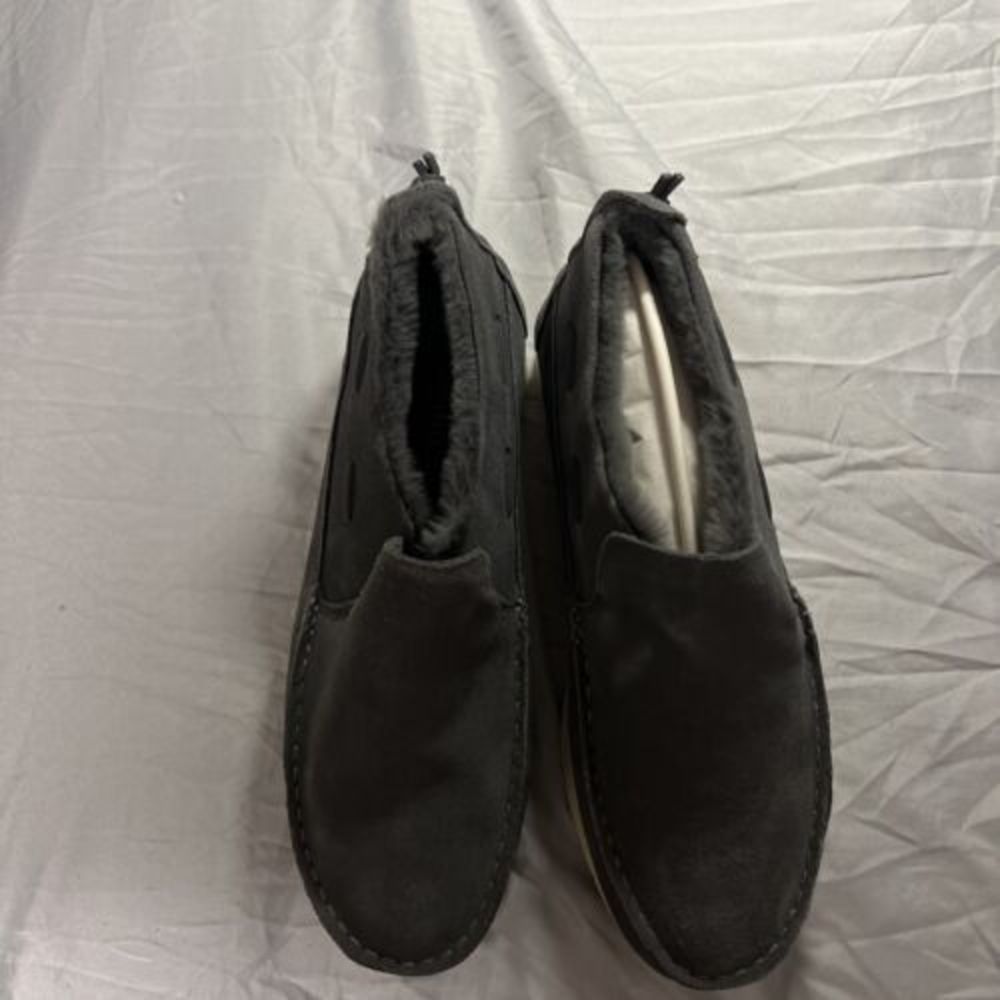 Sperry STS23725 Men's Moc-Sider WR Suede Grey Size10M